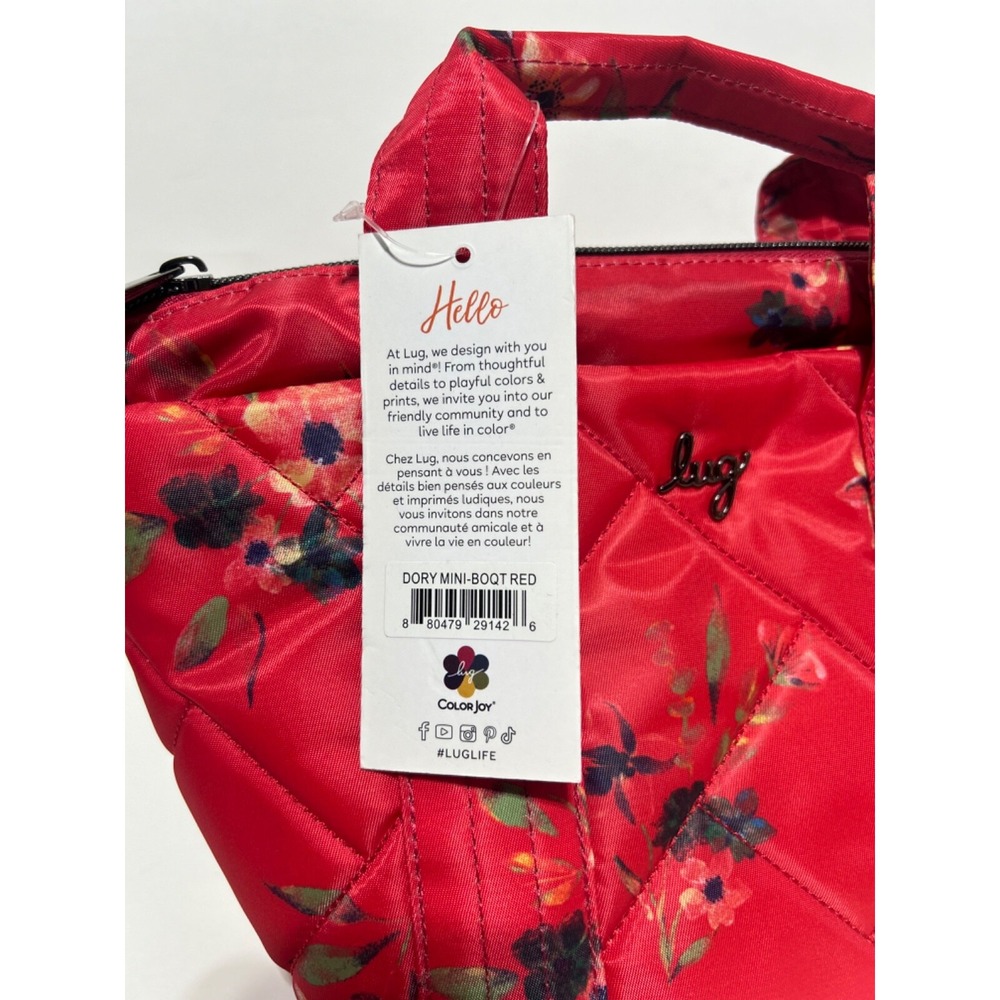 Lug Dory Mini Bouquet Red Bag - Picture 3 of 9